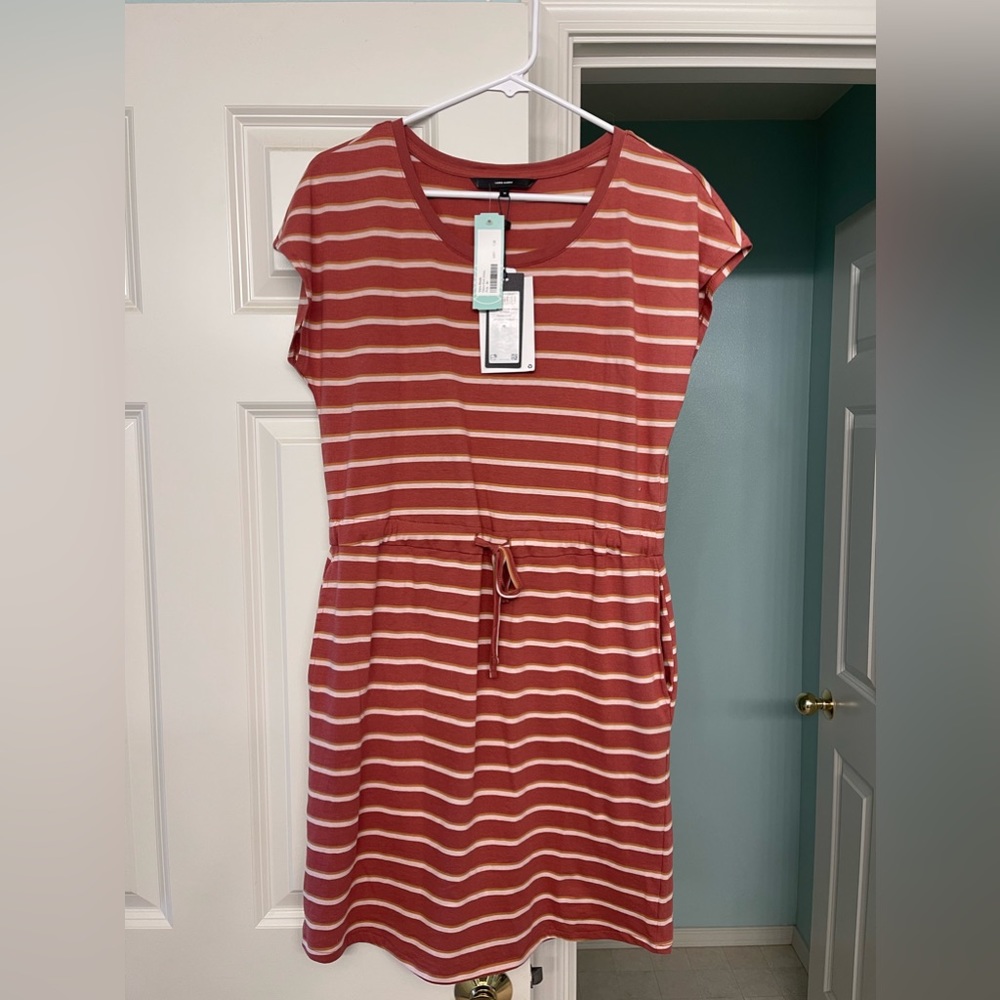 Vero Moda Red an Pink knit dress
